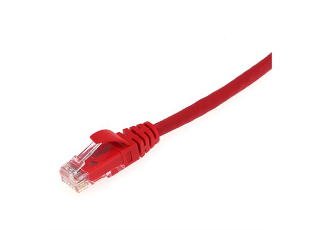 ECS patch C6 UTP röd  1,0m LZH 